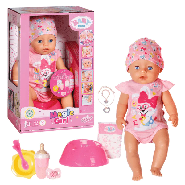 Baby Born Doll Magic Girl 43cm ZPF-835005