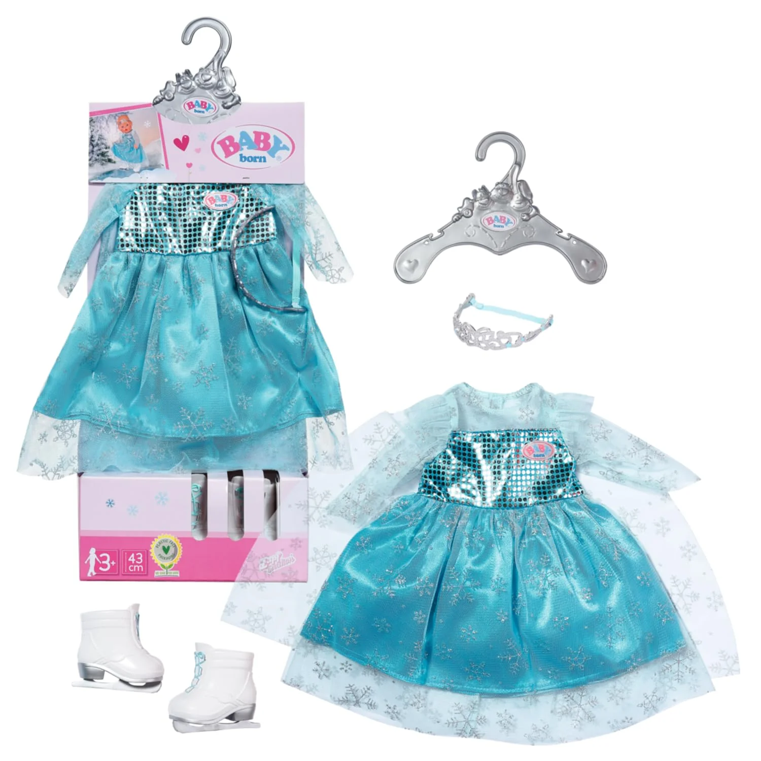 Baby Born Princess On Ice Set 43cm ZPF-832257