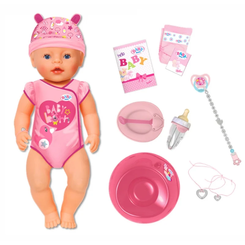 Baby Born Soft Touch Girl Doll With Blue Eyes