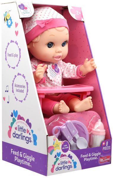 Baby Maziuna Feed & Giggle Playtime 12inch BM3920 - Image 2