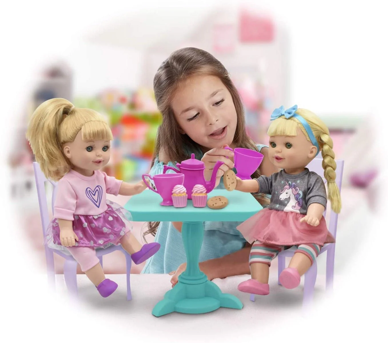 Baby Maziuna Little Darlings Tea Party 14inch BM3738 - Image 2