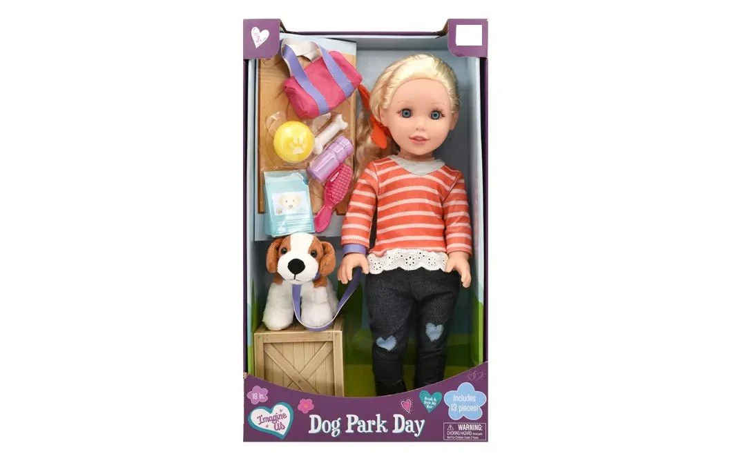 Baby Maziuna Style Girls Dog Walker 18inch BM8066 - Image 3
