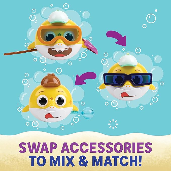 Baby Shark's Big Show! Mix and Match Bath Swimmer 61576 - Image 4