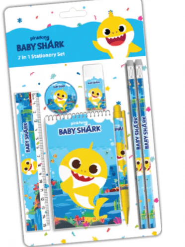 Baby Shark Stationery Set 7pcs BSR51-1270