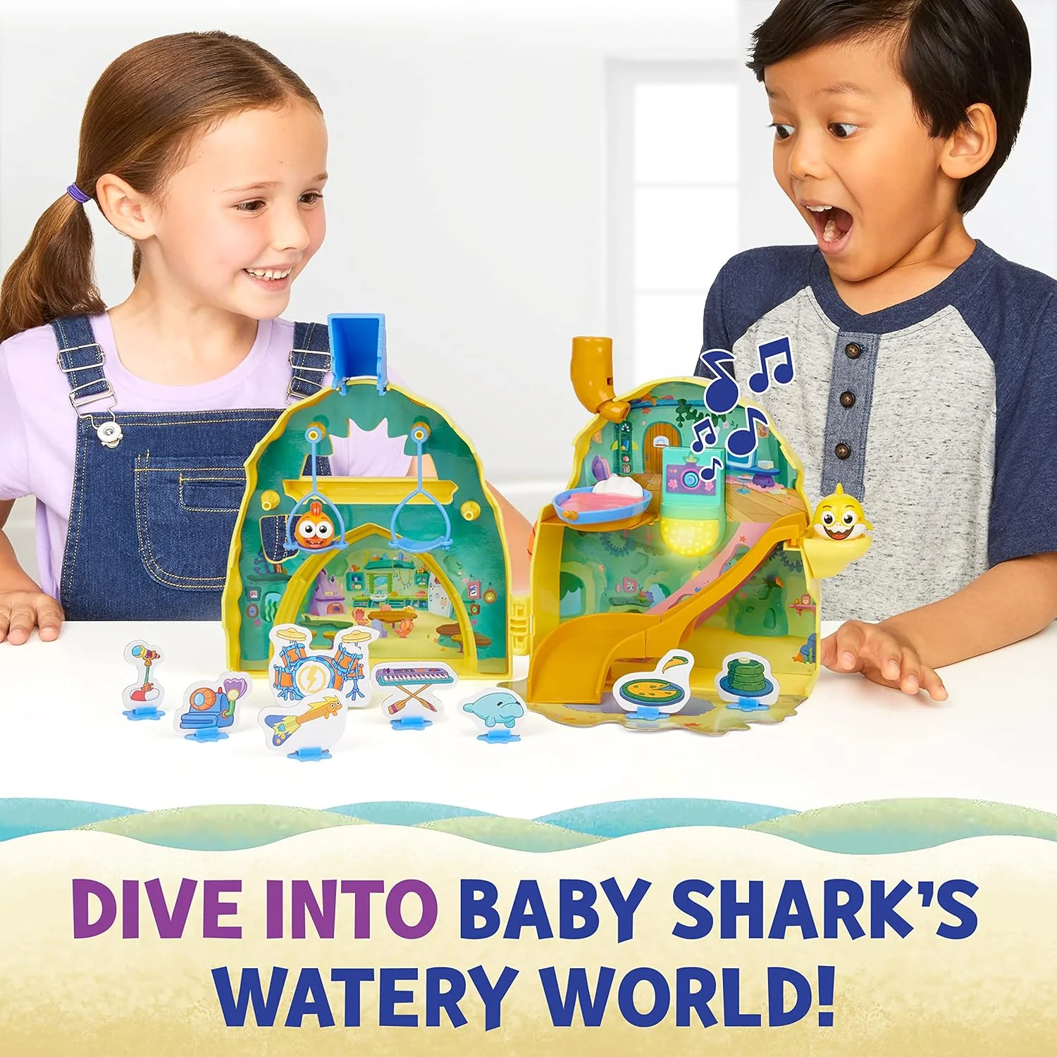 Baby Shark's Big Show! Shark House Playset 61408 - Image 3