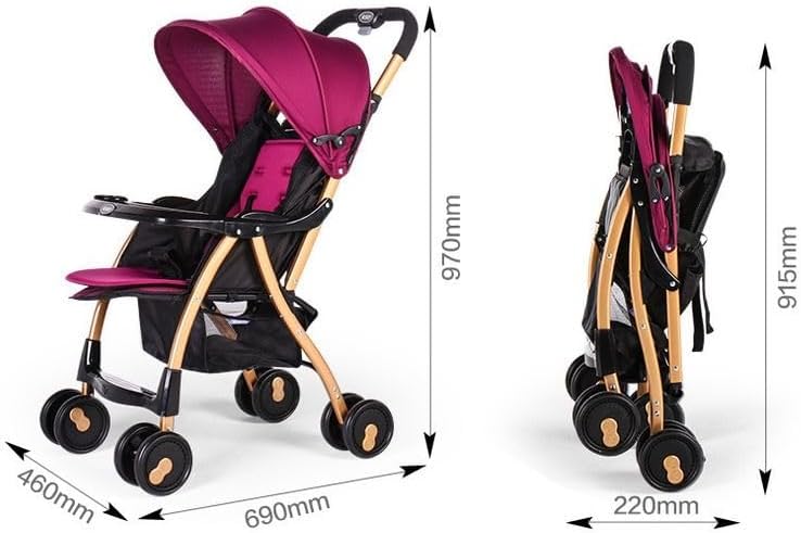 Baby Stroller Purple A1/S3806 - Image 4