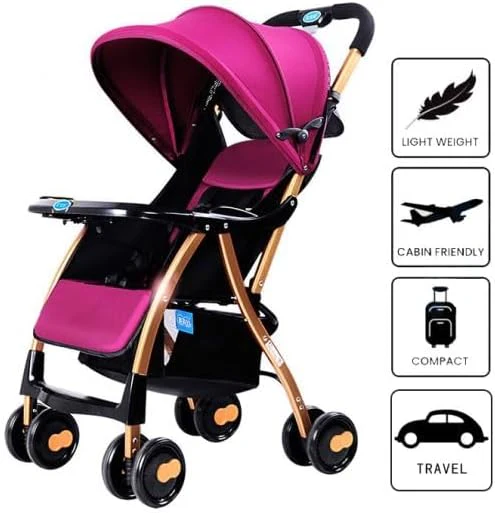 Baby Stroller Purple A1/S3806 - Image 5