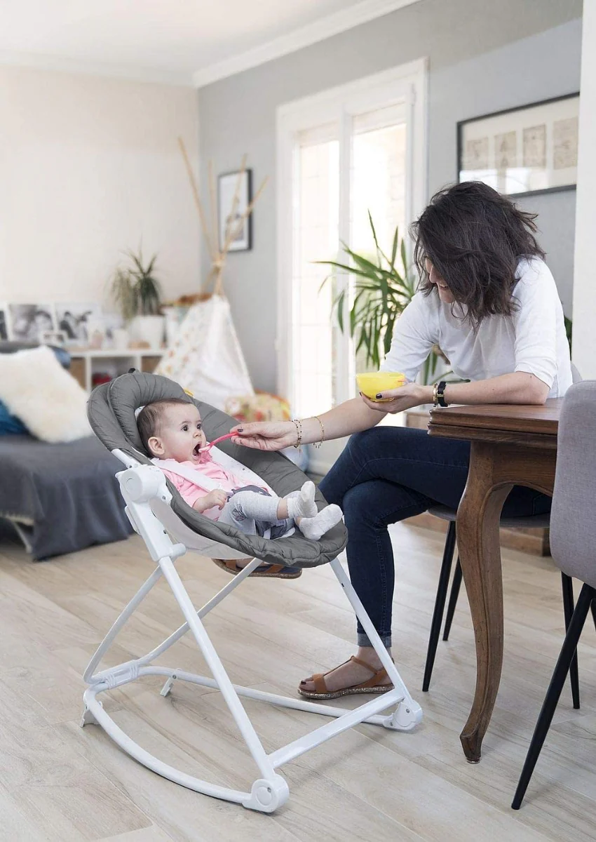 Babymoov Badabulle Compact Up Height Bouncer Moonlight B012009 - Image 2