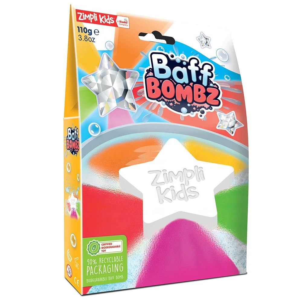 Baff Bomb White Star Rainbow Effect 6800006528