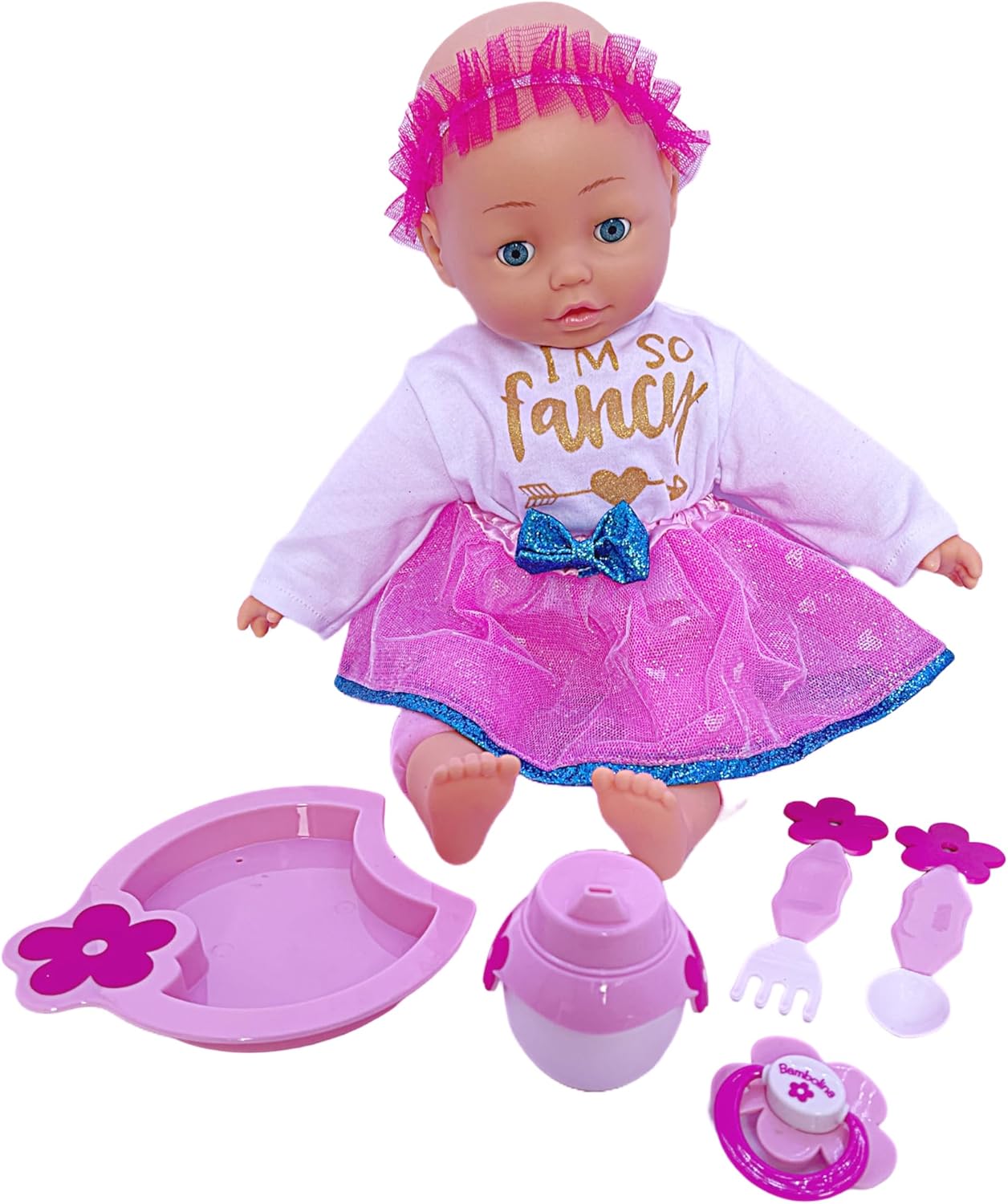 Bambolina Camelia Talking Doll Set w/ 50 Words BD1392 - Image 2