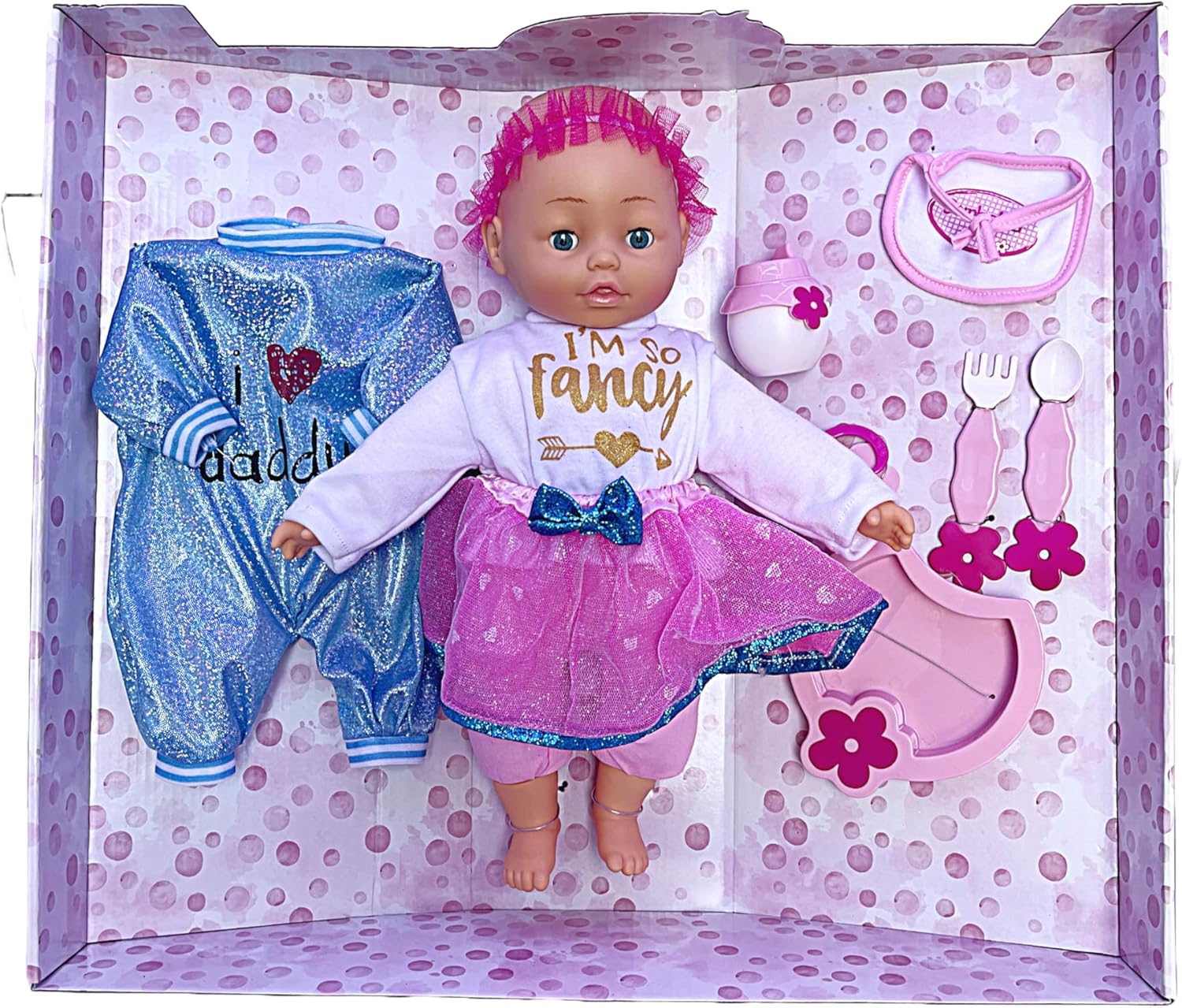 Bambolina Camelia Talking Doll Set w/ 50 Words BD1392 - Image 3