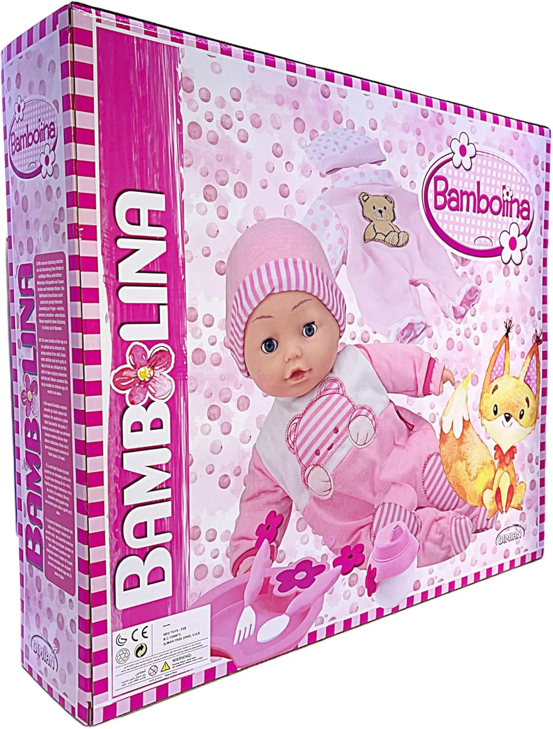 Bambolina Camelia Talking Doll Set w/ 50 Words BD1392 - Image 4