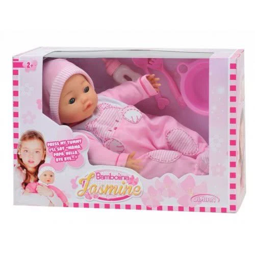 Bambolina Jasmine Baby with Accessories 38cm BD358