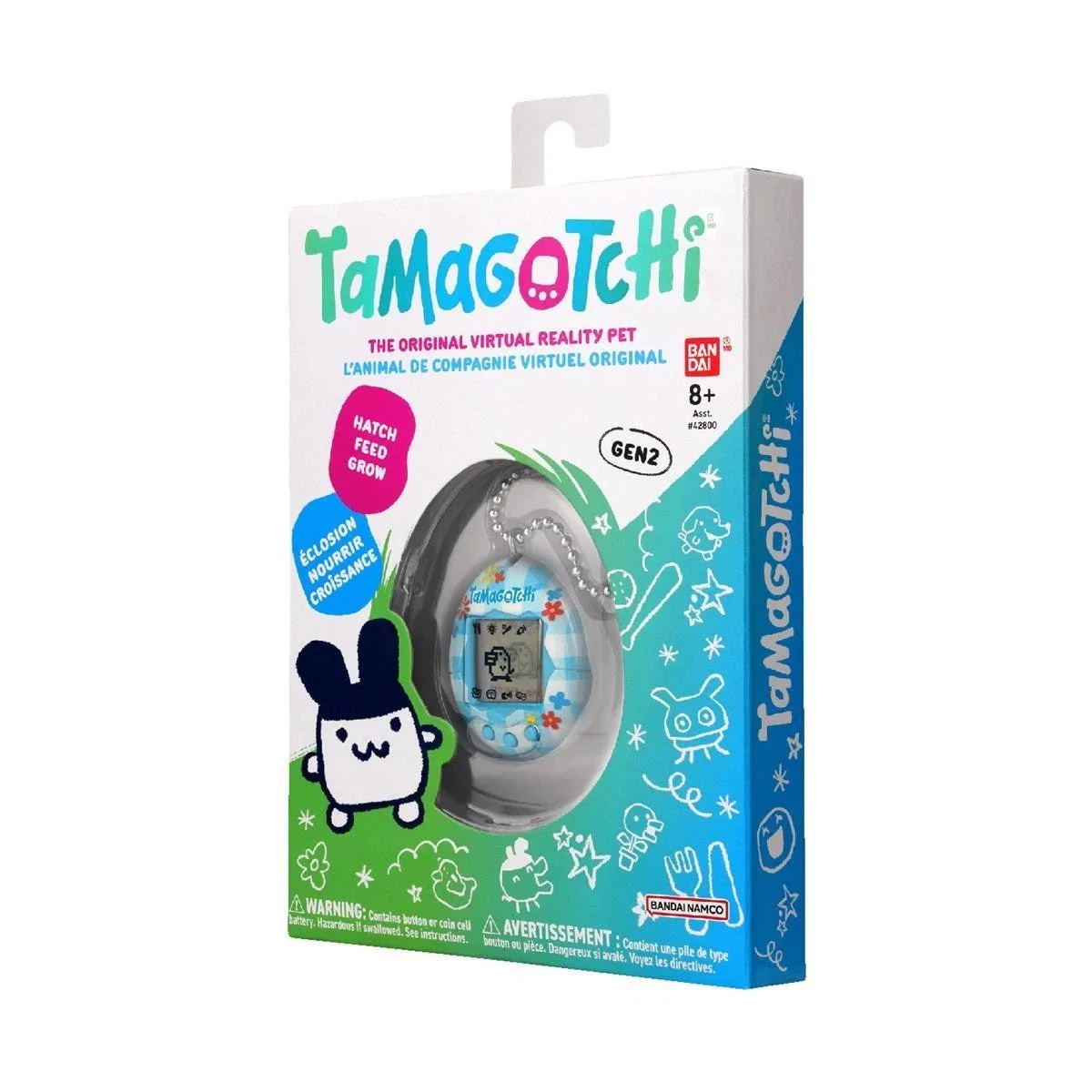 Bandai Tamagotchi Original Flower Gingham 42939 - Image 2