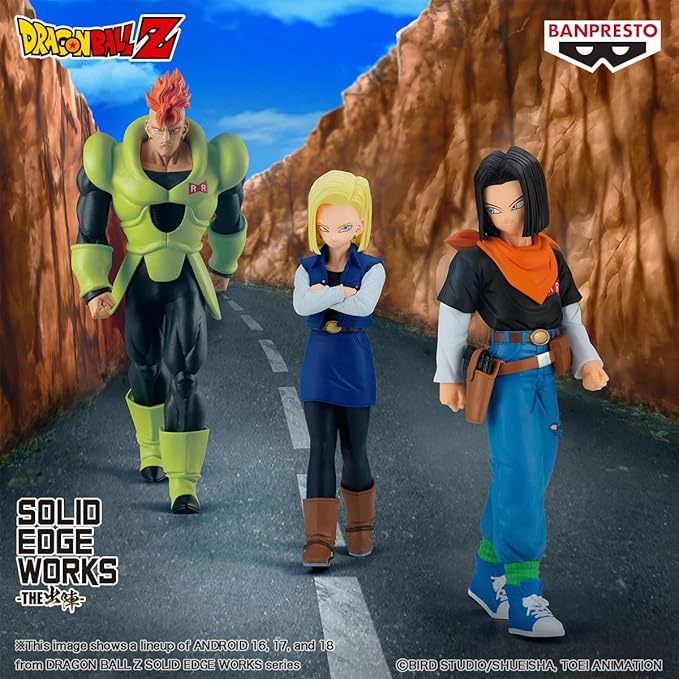 Banpresto Dragon Ballz Solid Edge Works Android 17 BP89555P - Image 4