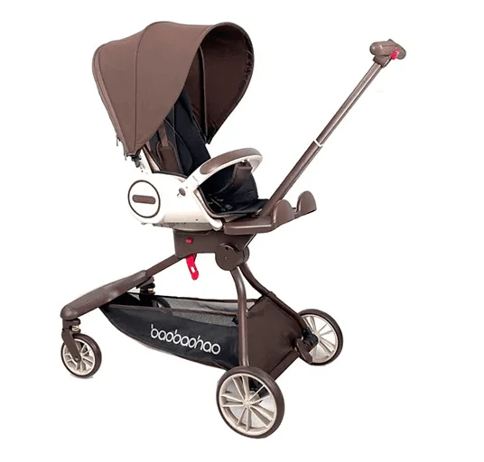 Baobaohao Foldable Stroller Carriage - Brown V9