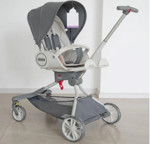 Baobaohao Foldable Stroller Carriage Gray V9