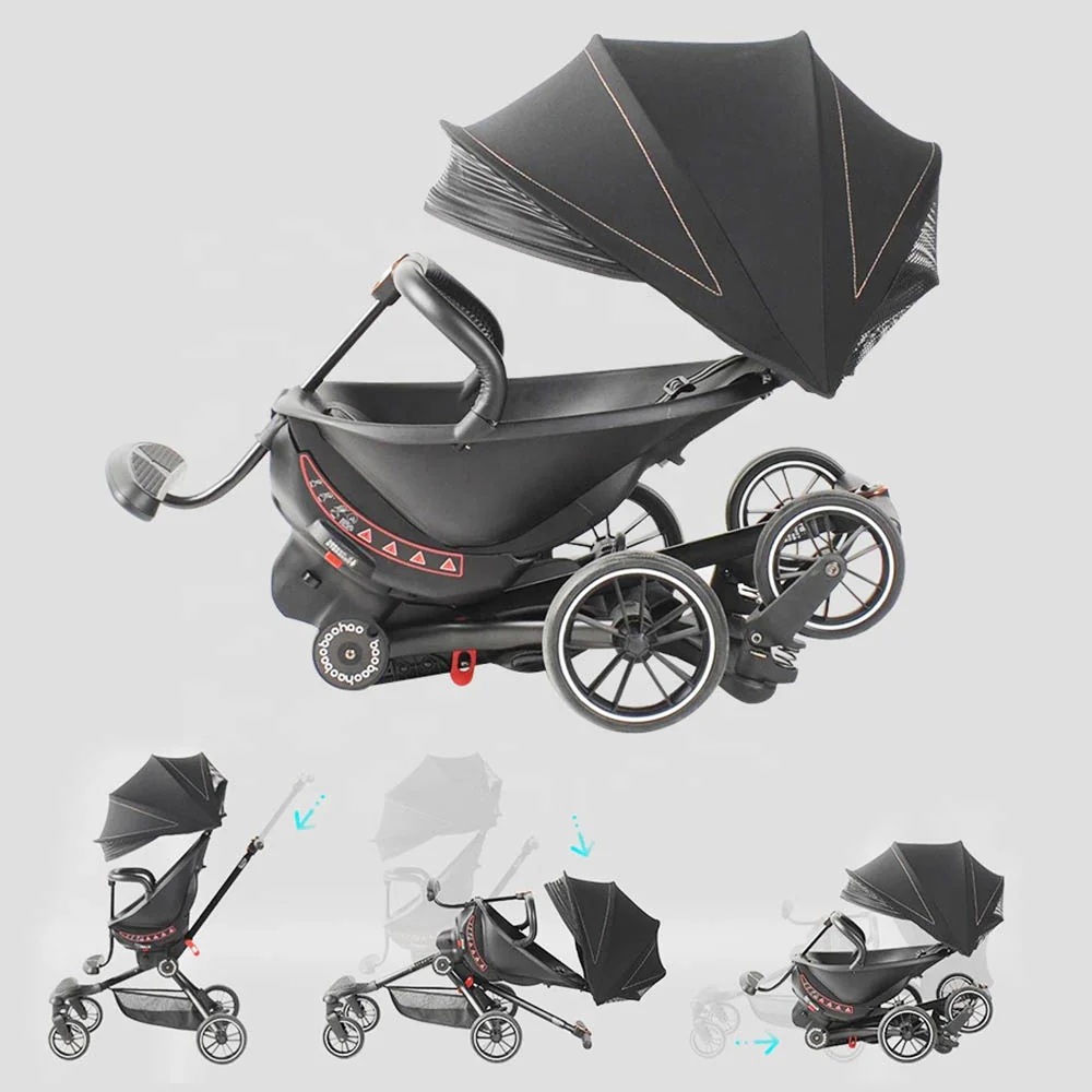 Baobaohao Travel Stroller Gray V8 - Image 3