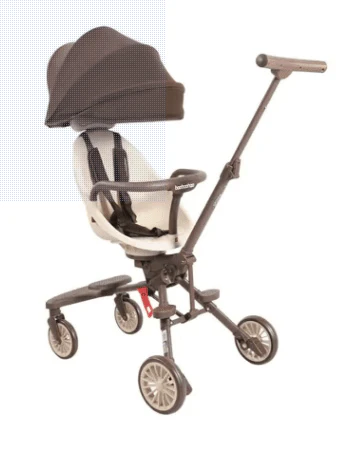 Baobaohao Trolley 2-Way Stroller Brown V7/S5327 - Image 6