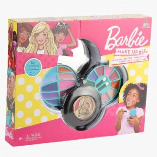 Barbie 3 Decks Round Cosmetic Case 5510L