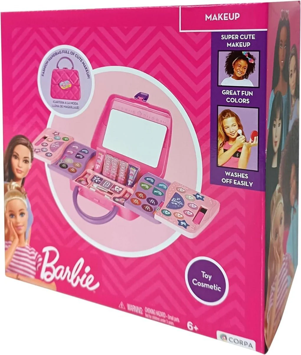 Barbie 5 Decks Sliding Handbag with Makeup CRP-5705 - Image 2