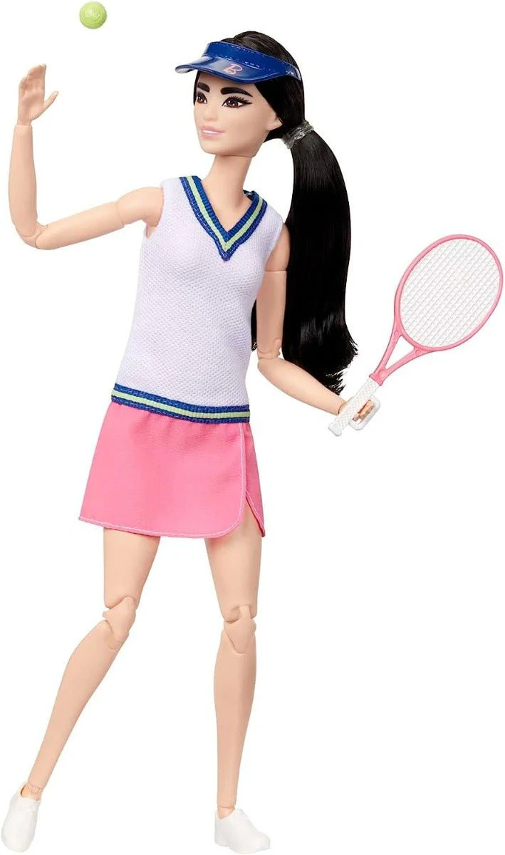 Barbie Articulated Sports Doll - Tennis HKT73 - Image 4