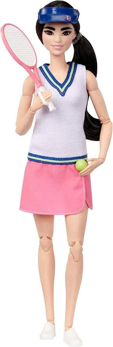 Barbie Articulated Sports Doll - Tennis HKT73 - Image 6