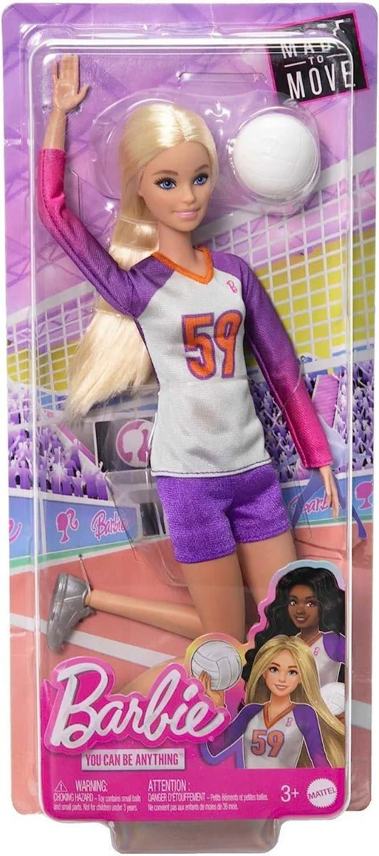 Barbie Articulated Sports Doll - Volleyball HKT72
