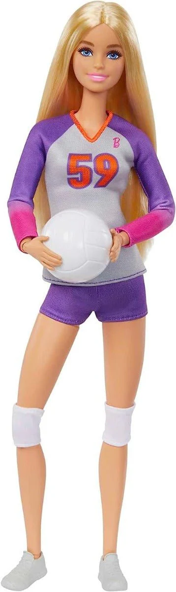 Barbie Articulated Sports Doll - Volleyball HKT72 - Image 5