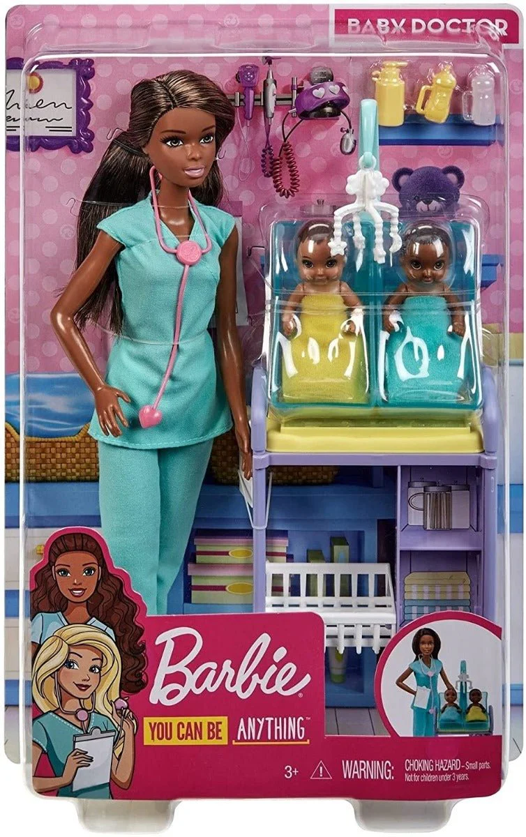 Barbie Baby Doctor Playset with Doll DHB63