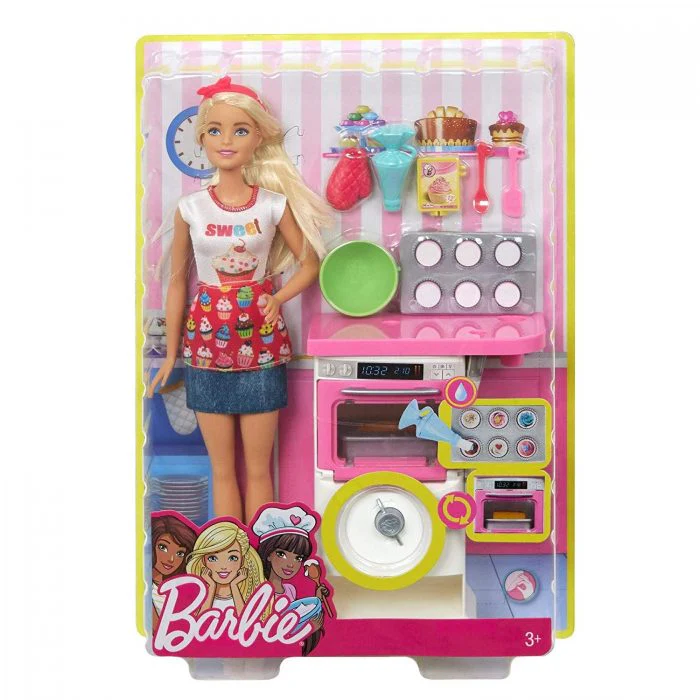 Barbie Bakery Chef Doll and Playset FHP57