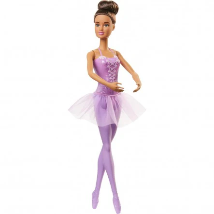 Barbie Ballerina Doll Brunette Purple Tutu GJL58 - Image 3