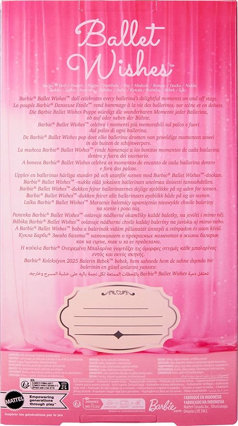 Barbie Ballet Wishes Doll JBJ09 - Image 6