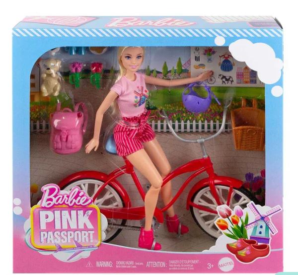 Barbie Bicycle with Doll - Image 5