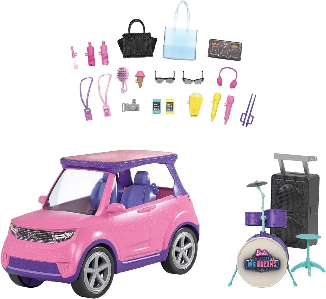 Barbie Big City Big Dreams Transforming Vehicle Playset GYJ25 - Image 2
