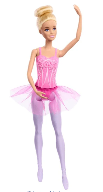 Barbie Blonde Ballerina Doll Pink Tutu - Image 4