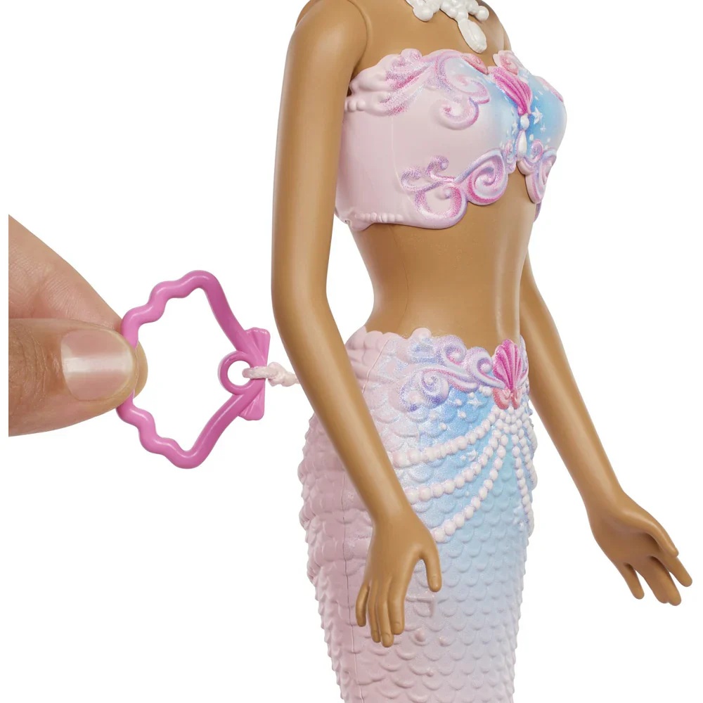 Barbie Bubble Sparkle Mermaid Doll with Bubble-Making Tail | JLW56 - Image 4