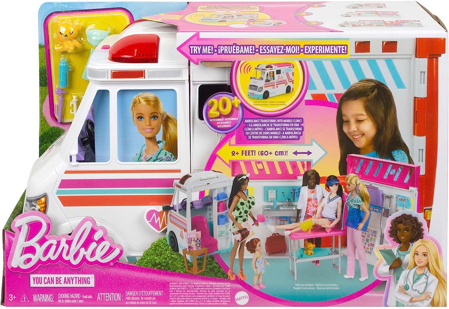 Barbie Care Clinic Vehicle Playset HKT79