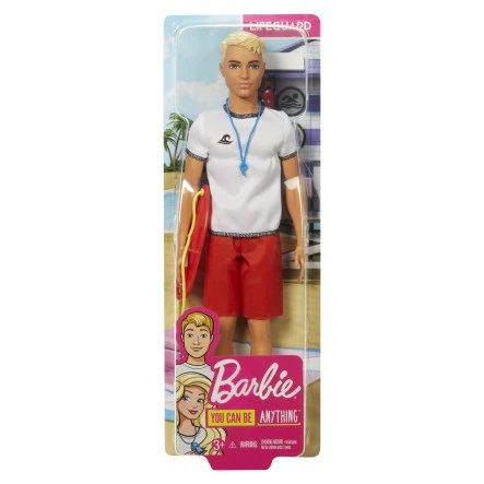 Barbie Career Lifeguard Ken Doll FXP01 - Image 2