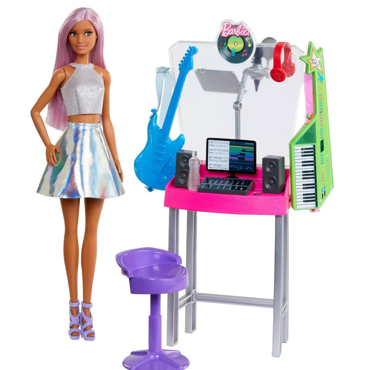 Barbie Career Places Musician Recording Studio FJB25