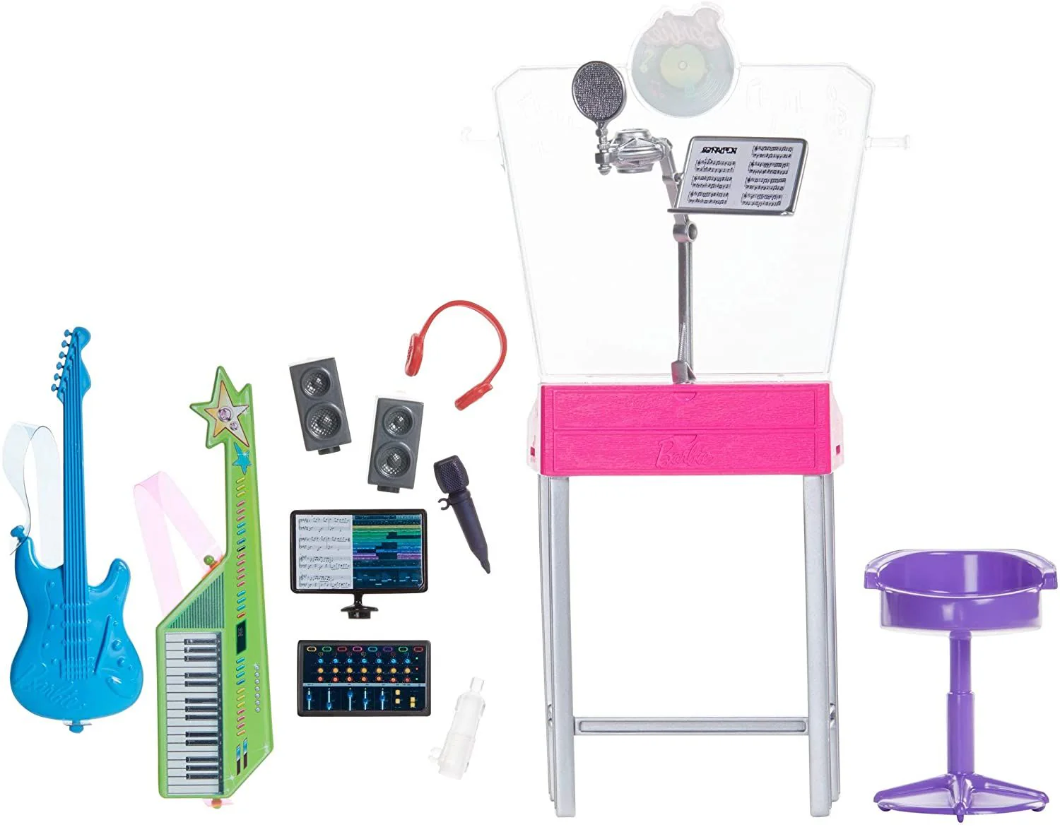 Barbie Career Places Musician Recording Studio FJB25 - Image 5