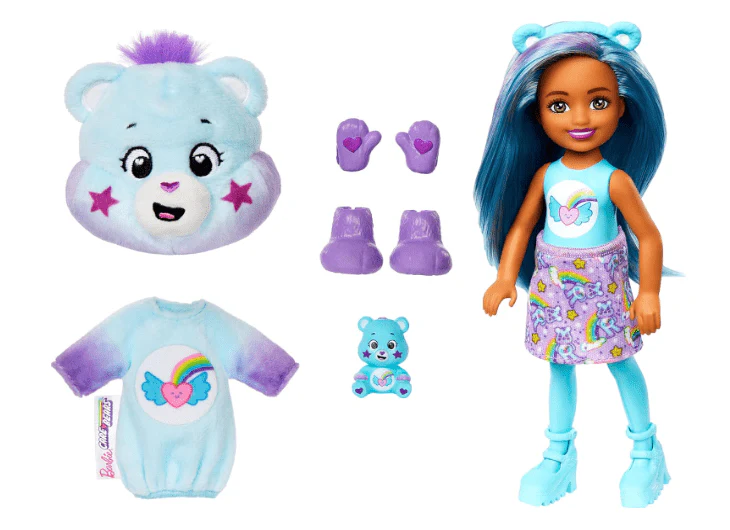 Barbie Chelsea Cutie Reveal Care Bears Series 2 Asstd. JGH75 - Image 3