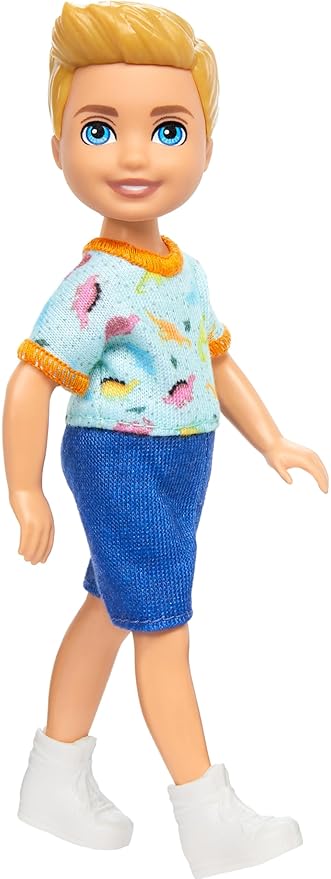 Barbie Club Chelsea Small Boy With One Piece Dino Print DWJ33/HXM98 - Image 2