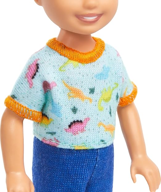 Barbie Club Chelsea Small Boy With One Piece Dino Print DWJ33/HXM98 - Image 4