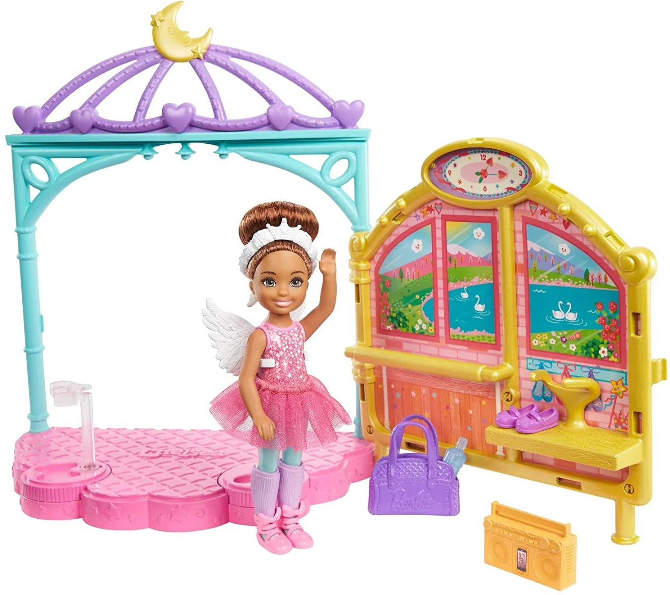 Barbie Club Chelsea Doll and Ballet Playset GHV81 - Image 4