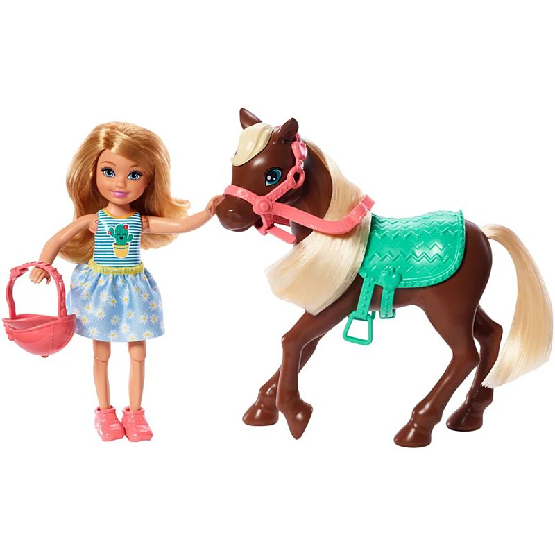 Barbie Club Chelsea Doll And Pony GHV78