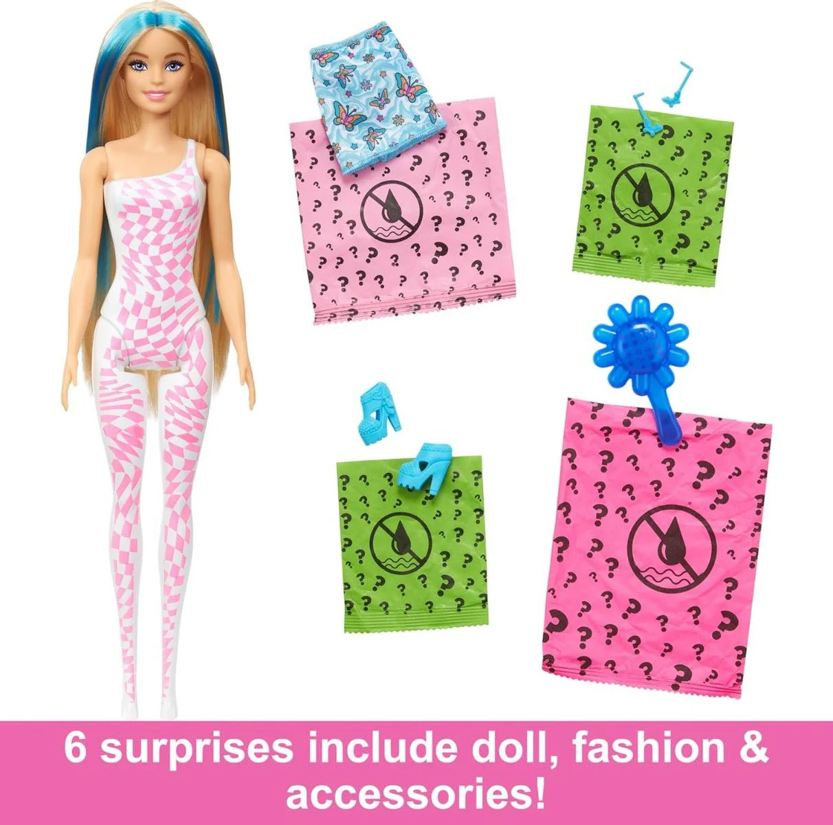 Barbie Color Reveal Doll Rainbow Groovy HRK06 - Image 5