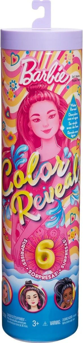 Barbie Color Reveal Doll Rainbow Groovy HRK06 - Image 6
