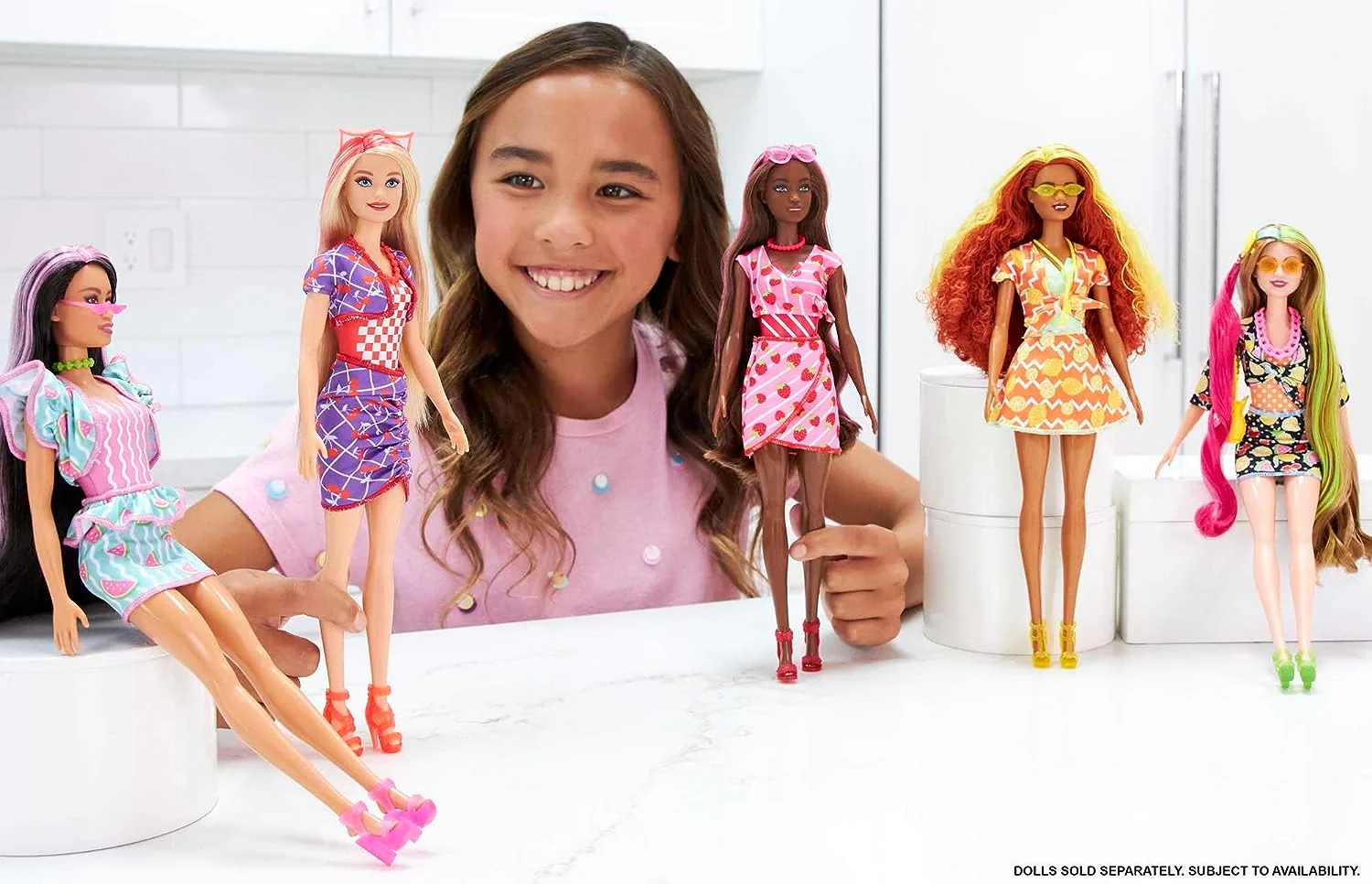 Barbie Color Reveal Doll Sweet Fruit Series HJX49 - Image 3