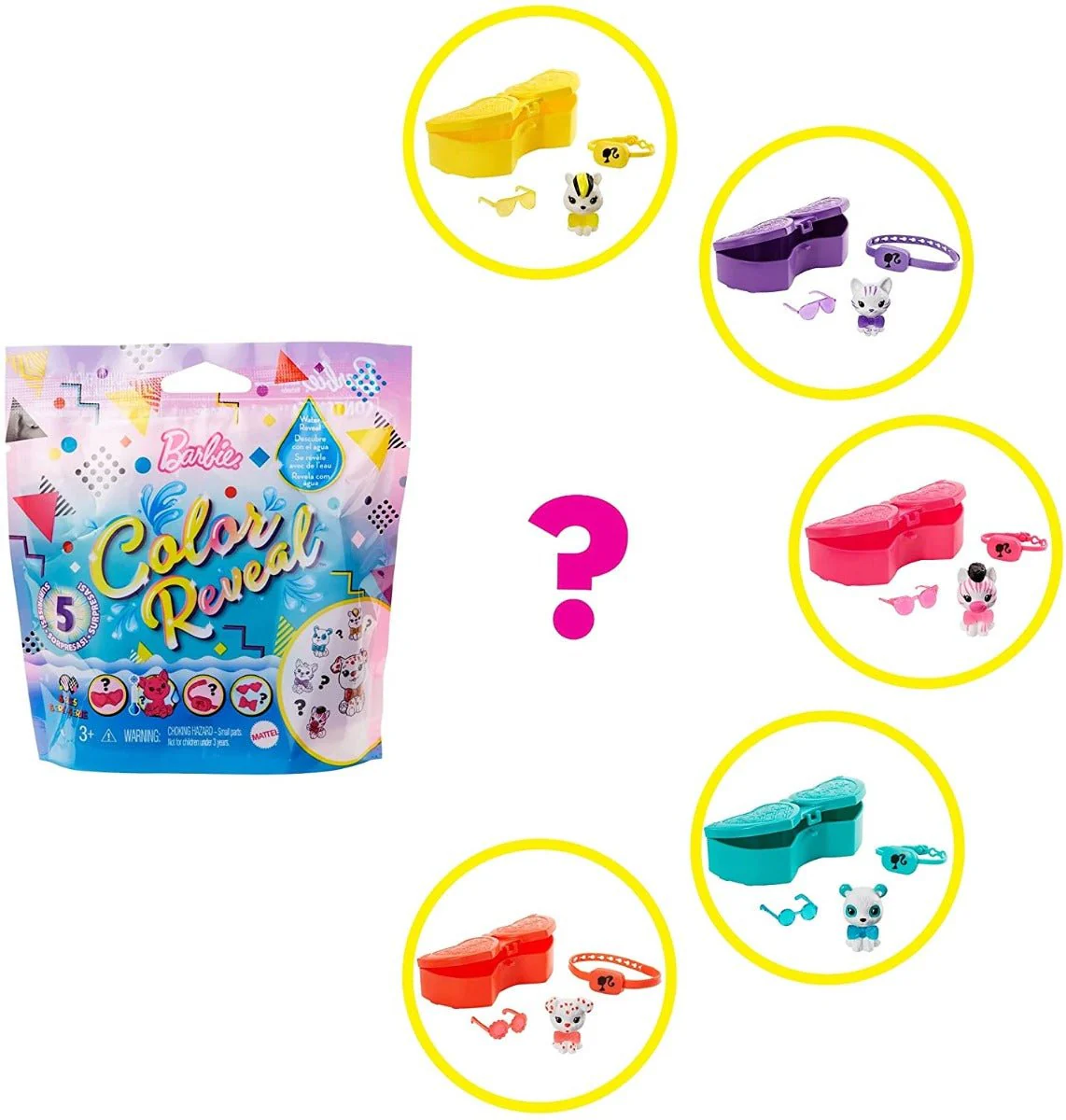 Barbie Color Reveal Pets 5 Surprises GTT11 - Image 4